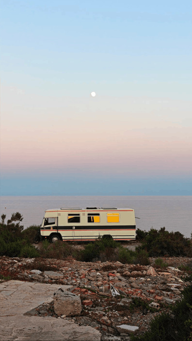 Mit dem Wohnmobil am Meer